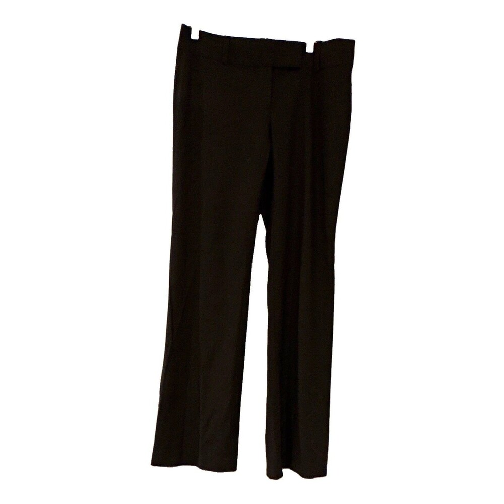 Ann Taylor Women’s Black Solid Dress Pants Regular Size 4 32" Inseam